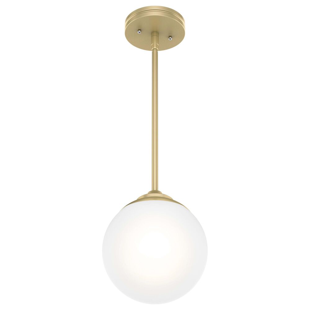 Hunter Hepburn 1-Light Mini Pendant in Painted Modern Brass, , large