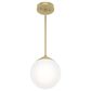 Hunter Hepburn 1-Light Mini Pendant in Painted Modern Brass, , large