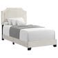 Hawthorne Furniture Clifton Upholstered Twin Panel Bed in Tan, , large