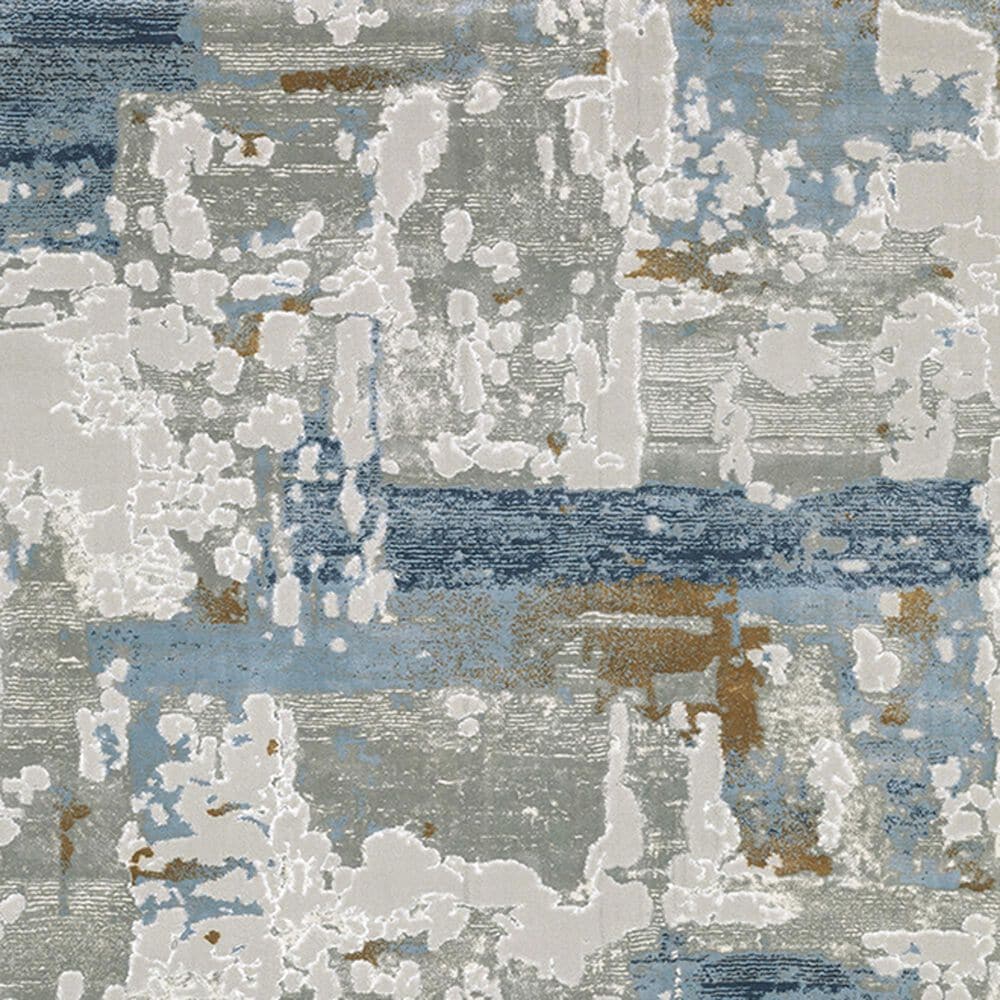 Oriental Weavers Easton Abstract Chaos 2&#39;3&quot; x 7&#39;6&quot; Grey Runner, , large