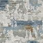 Oriental Weavers Easton Abstract Chaos 2"3" x 7"6" Grey Runner, , large