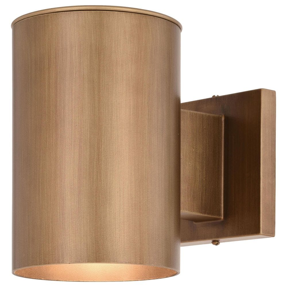 Vaxcel Chiasso 1-Light Outdoor Wall Sconce in Warm Brass, , large