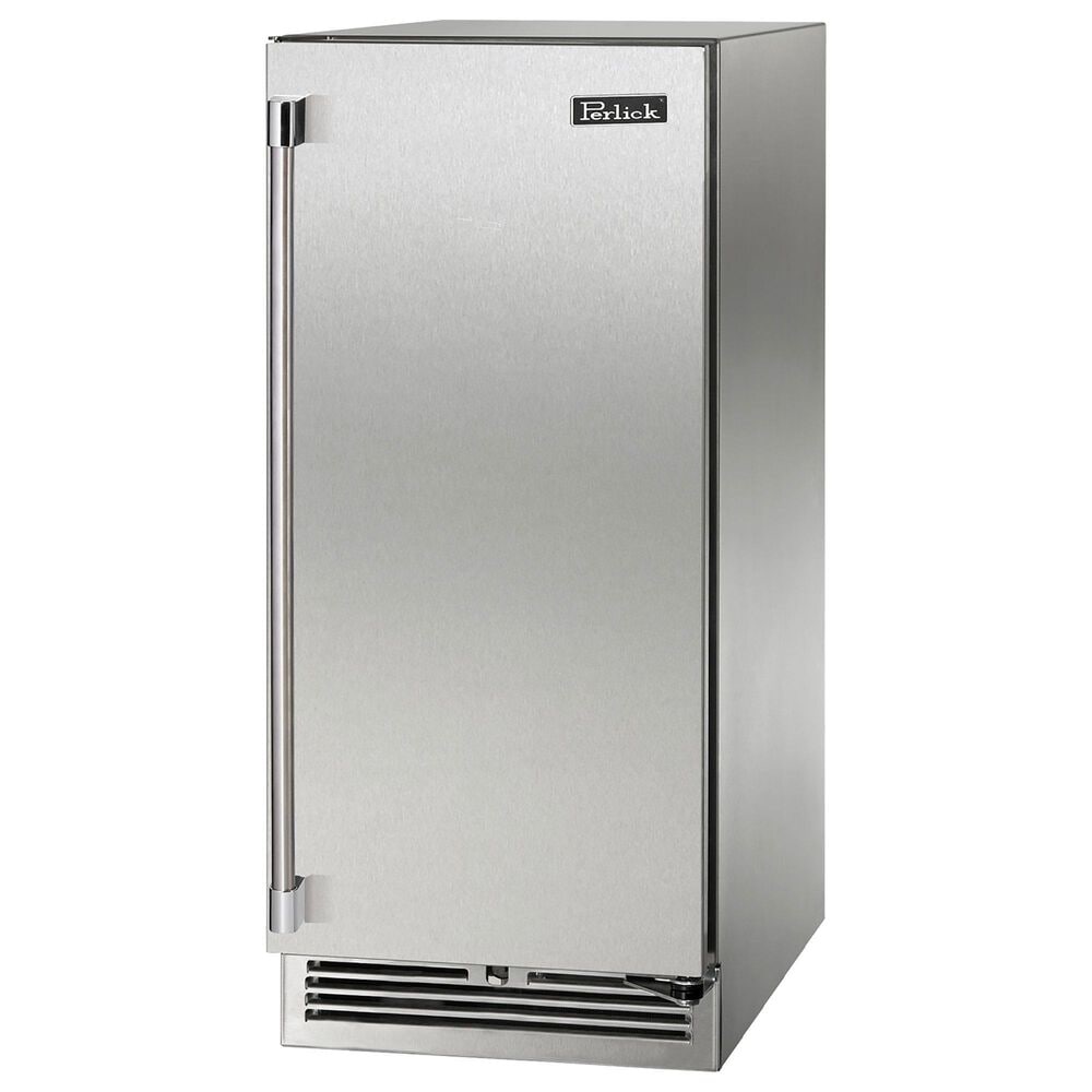 Perlick Marine Signature Series 2.8 Cu. Ft. Wine Reserve with Solid Door and Right Hinge in Stainless Steel and Panel Ready, , large