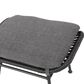 Hearth and Haven Montana Outdoor Ottoman with Gray Cushion in Black (Set of 2), , large