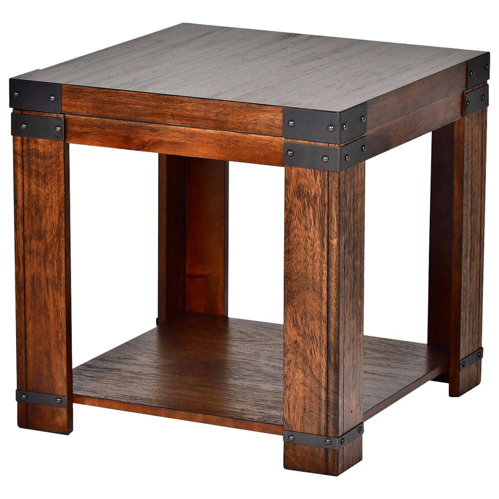Steve Silver Arusha End Table in Medium Cherry, , large