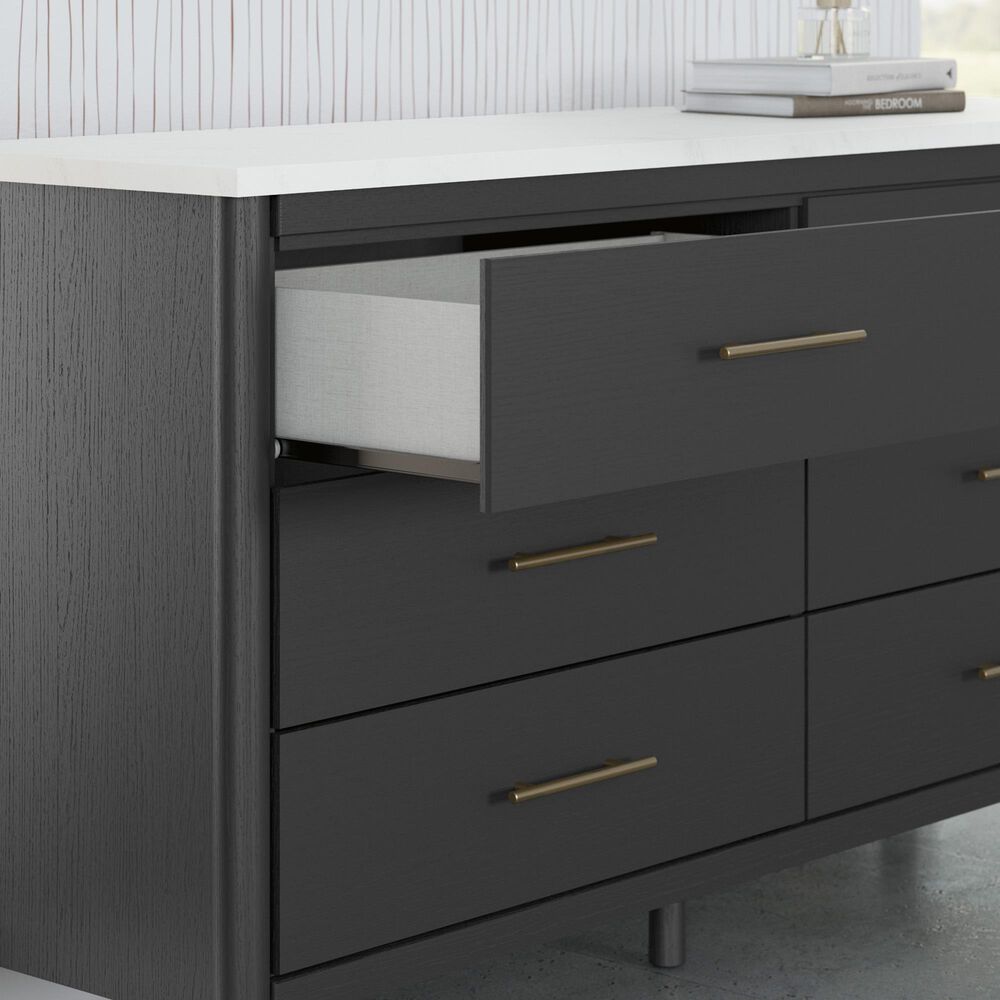 Ashley Cadmori 3-Piece Full Platform Bedroom Set in Black and White, , large