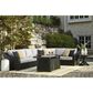 Ashley Beachcroft Square End Table in Black and Light Gray, , large