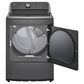 LG 4.1 Cu. Ft. Top Load Washer and 7.3 Cu. Ft. Electric Dryer Laundry Pair in Monochrome Grey, , large