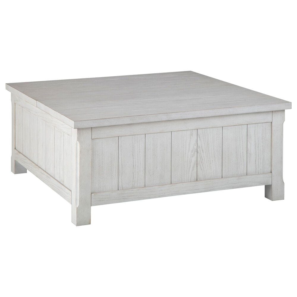 Ashley Robbinsdale Lift-Top Coffee Table in Antique White, , large