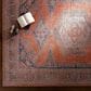 Surya Colin 5"3" x 7"3" Burnt Orange, Blue, Pale Blue and Tan Area Rug, , large