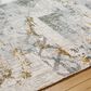 Surya Dresden Taupe, Off-White, Dusty Sage, Deep Teal, Light Gray, Mustard and Ink Blue 7"10" x 10"2" Area Rug, , large