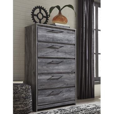 Ashley Baystorm 5 Drawer Chest in Smoke Gray, , large