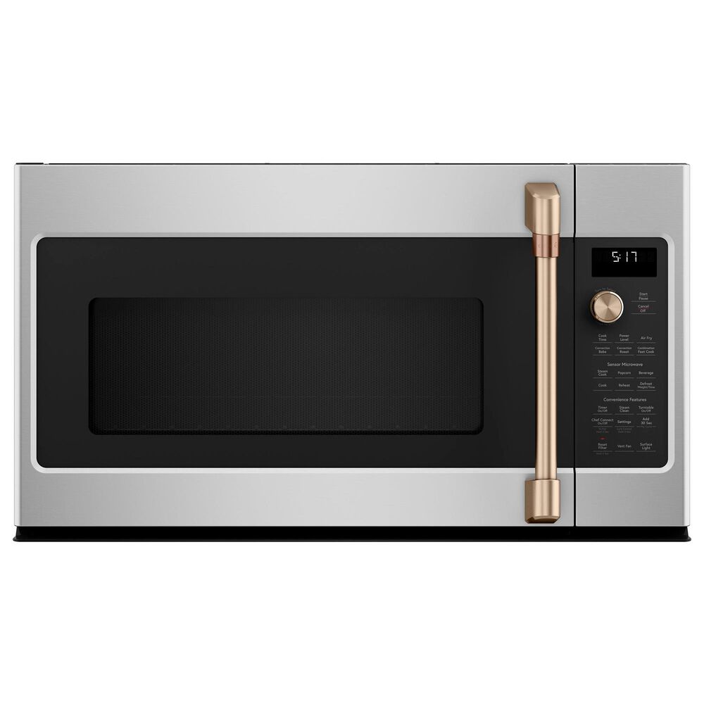 Cafe 1.7 Cu. Ft. Over-the-Range Microwave Oven in Stainless Steel, , large