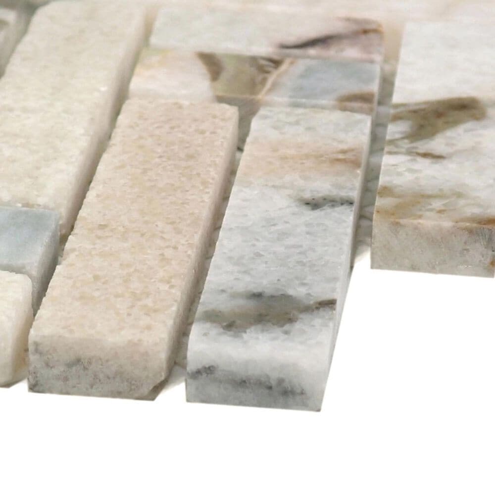 Emser Talento Oro 2" x 3" on 12" x 13" Marble Mosaic Sheet, , large