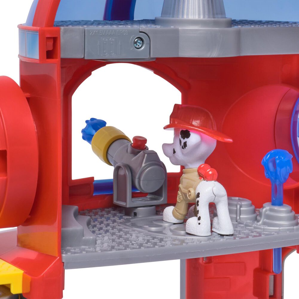 PAW Patrol Fire Rescue Command Center with Marshall Figure Playset, , large