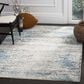 Safavieh Aria ARA156B 9" x 12" Blue and Creme Area Rug, , large