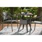 Ashley Mimis Bay 3-Piece Patio Bistro Set in Gray, , large