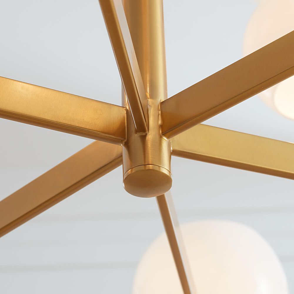 Visual Comfort &amp; Co. Londyn Medium Chandelier in Burnished Brass, , large