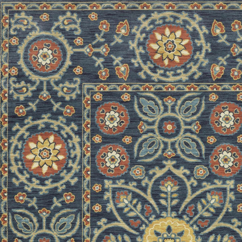Oriental Weavers Francesca FR11B 6&#39;7&quot; x 9&#39;6&quot; Blue Area Rug, , large