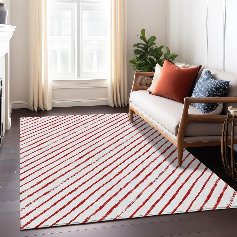 Dalyn Rug Company Wonderland WN27 5&#39; x 7&#39;6&quot; Red Indoor/Outdoor Area Rug, , large