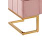 Lumisource Midas Storage Bench in Pink/Gold, , large