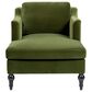 Jennifer Taylor Home Josephine 60" Upholstered Chaise Lounge in Olive Green, , large