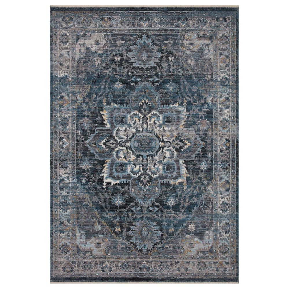 Loloi II Samra SAM-01 2"3" x 3"10" Denim and Grey, , large