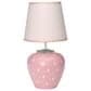 Lambs & Ivy Flower Power Strawberry Table Lamp in Pink, White and Green, , large