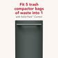 Whirlpool 15" Built-In Trash Compactor with Odor Management System in Juniper, , large