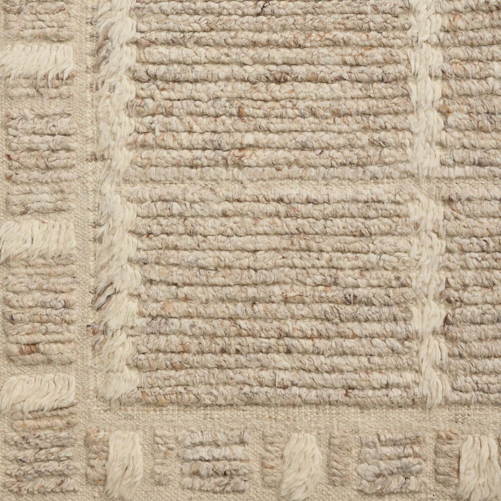 Loloi Monterrey Natural and Pebble 4' x 6' Area Rug, , large