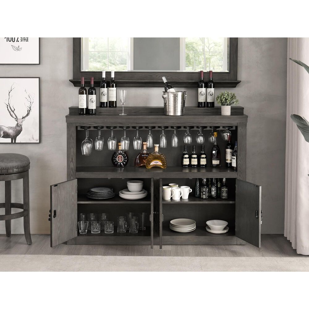 IMPERIAL Bixby Bar Back and Mirror in Charcoal, , large