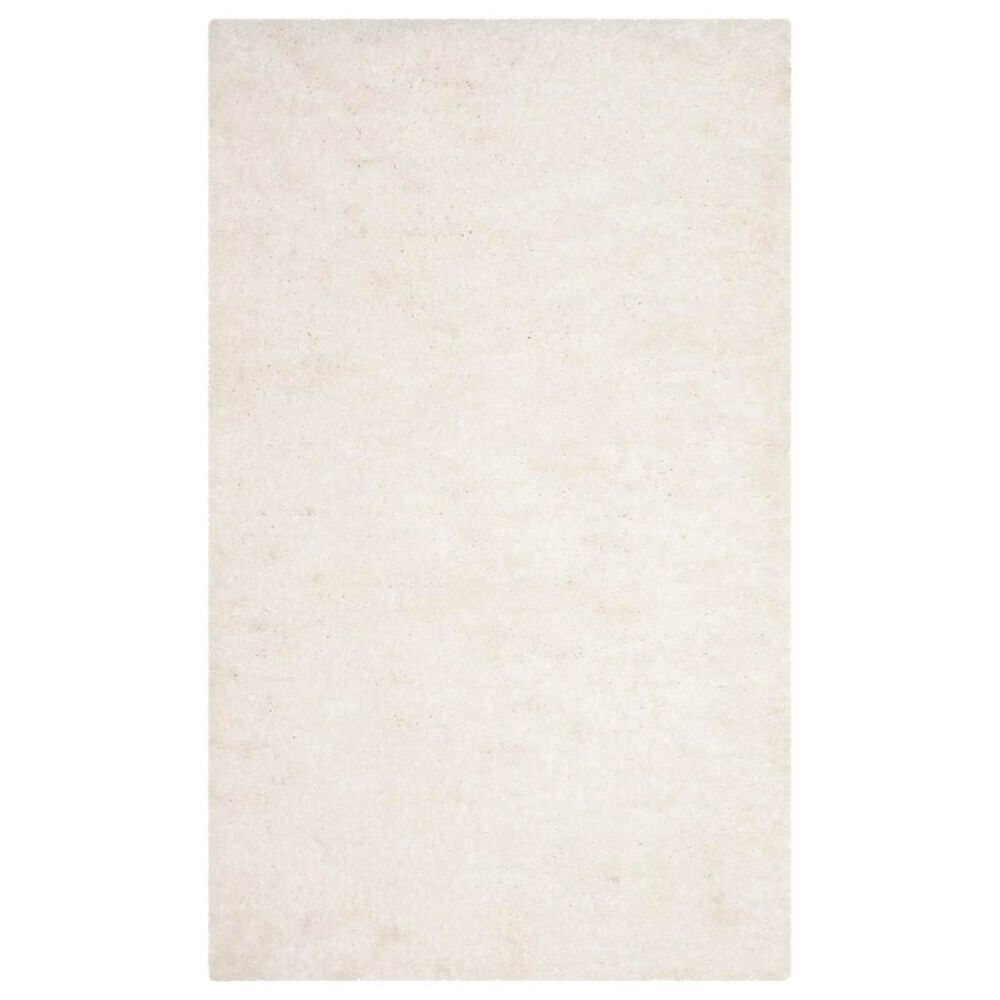 Safavieh Sheep Shag SSG120B 3" x 5" Ivory Area Rug, , large