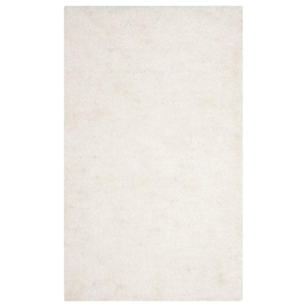 Safavieh Sheep Shag SSG120B 3" x 5" Ivory Area Rug, , large