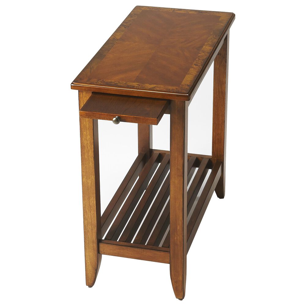 Butler Irvine Burl Chairside Table in Olive Ash, , large