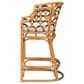 Baxton Studio Veneto Bar Stool in Light Honey and Dark Brown, , large