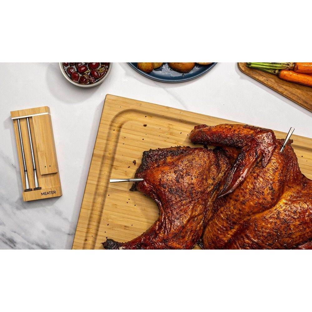 Traeger Grills Pro Duo Wireless Meat Thermometer in Stainless Steel and Honey, , large