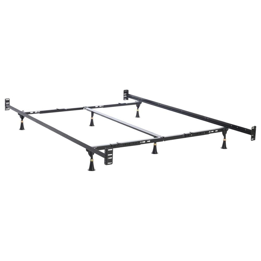 Home by Hollywood Queen Headboard and Footboard Bed Frame in Black, , large