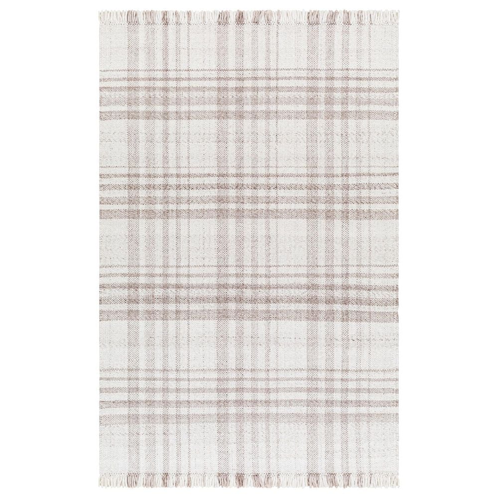 Surya Primrose 12" x 18" Light Grey, Taupe and Khaki Indoor/Outdoor Area Rug, , large