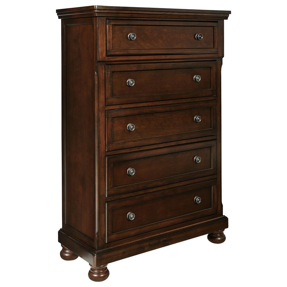 Millenium Porter 5-Piece King Bedroom Set in Rustic Brown, , large