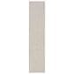 Nourison Courtyard Ivory and Silver 2" x 6" Indoor/Outdoor Runner, , large
