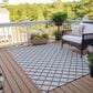 Dalyn Rug Company York 9" x 12" Gray Indoor/Outdoor Area Rug, , large