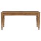 HOMLUX 2-Piece Outdoor Loveseat and Coffee Table Set in Beige, , large