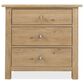 Hooker Furniture Driftwood 3-Drawer Nightstand in Buckboard, , large