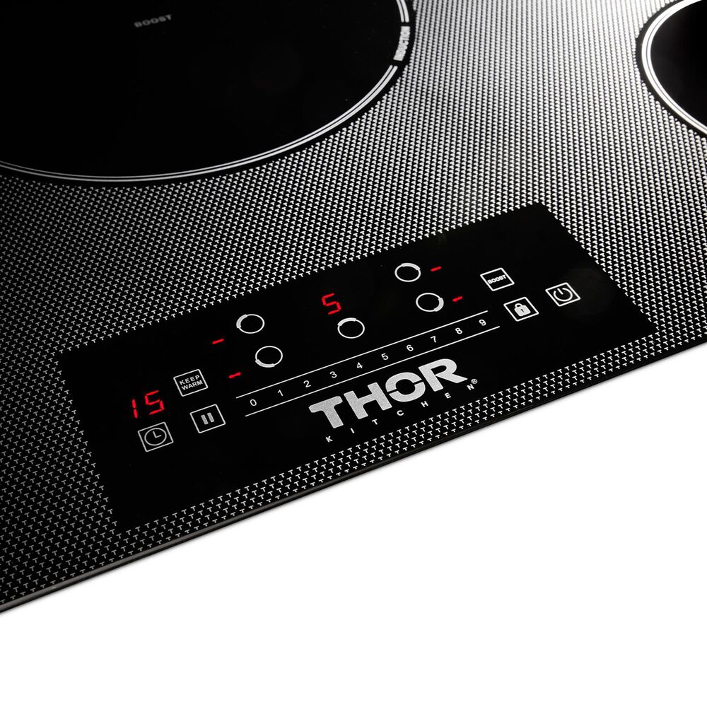 Thor Kitchen 36&quot; Induction Cooktop with 5-Elements in Black, , large