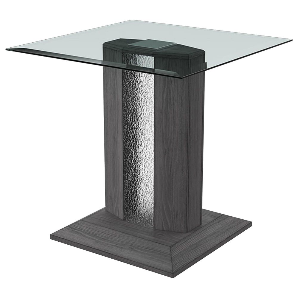 Furniture of America Serrano LED End Table in Gray, , large