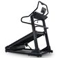 Sunny Health & Fitness Premium Ultimate Incline Decline Folding Treadmill in Black and Red, , large