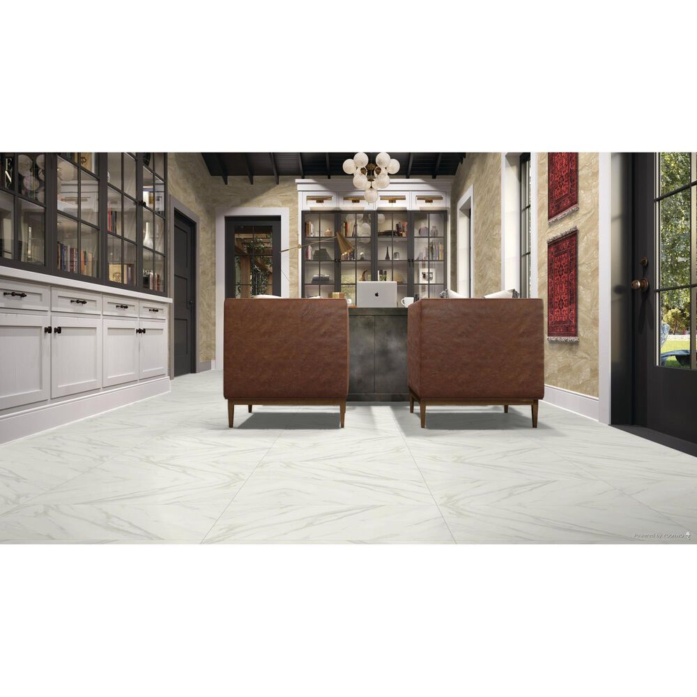 Dal-Tile Florentine Carrara 12&quot; x 24&quot; Polished Ceramic Tile, , large