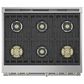Monogram 36" All Gas Professional Range with 6 Burners in Stainless Steel, , large