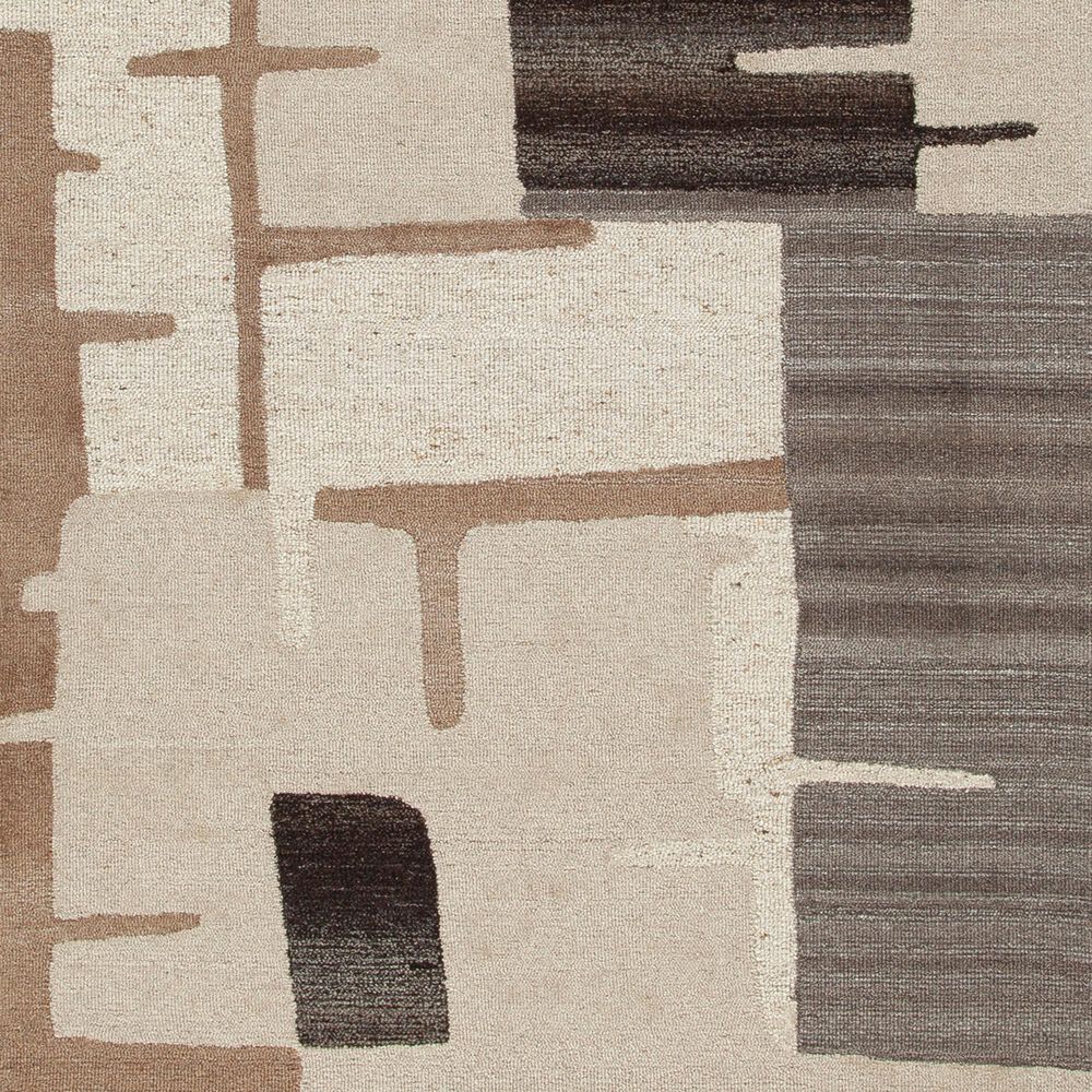 Ashley Kencher 5&#39; x 7&#39; Beige and Brown Area Rug, , large