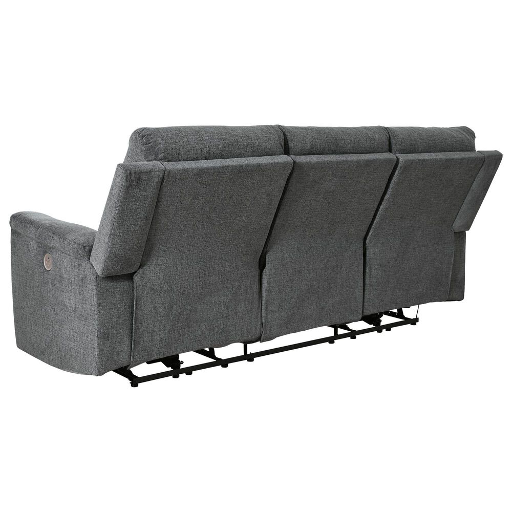 Ashley Barnsana Power Reclining Sofa in Gravel, , large